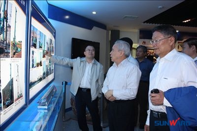 致公党王钦敏一行来九游体育(中国)官方网站智能现场调研