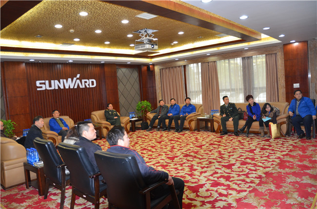 湖南省国动委综合办专职副主任胡代松考察九游体育(中国)官方网站智能