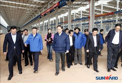 长沙市市长张剑飞一行调研九游体育(中国)官方网站智能