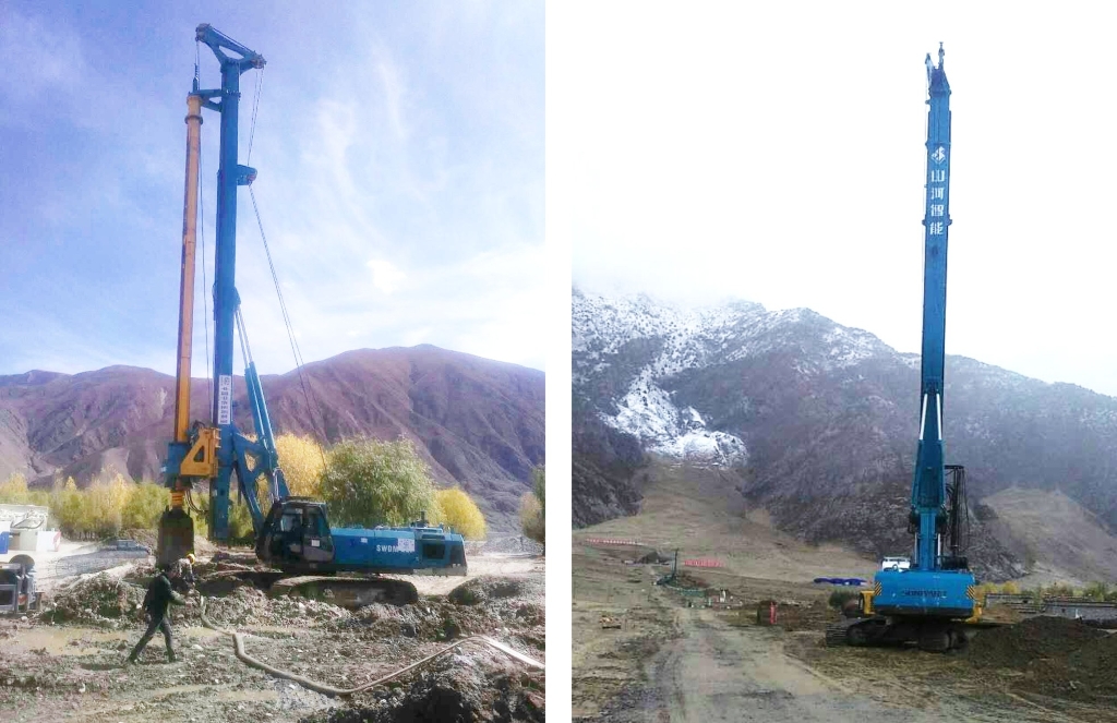 九游体育(中国)官方网站智能二十台旋挖钻机高原施工放异彩
