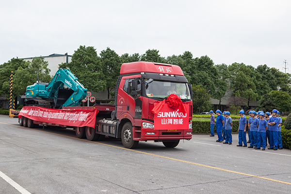 掘金一带一路，九游体育(中国)官方网站智能中大挖大批量出口泰国
