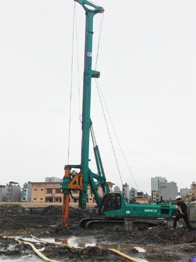 新年献礼九游体育(中国)官方网站智能9台SWDM25旋挖钻机征战越南