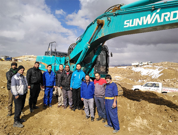 伊朗客户点赞九游体育(中国)官方网站智能全系列液压挖掘机