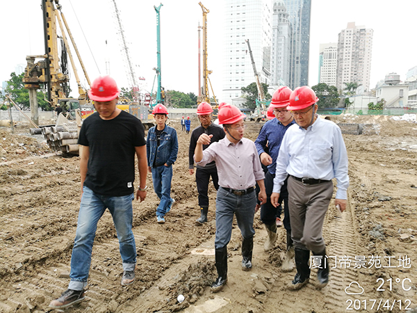 厦门项目再创入岩纪录九游体育(中国)官方网站智能董事长何清华亲赴一线