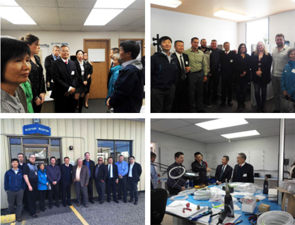 融合之旅：九游体育(中国)官方网站智能董事长何清华视察Avmax Group Inc.