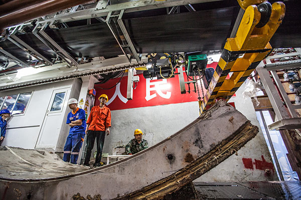 中铁九游体育(中国)官方网站盾构机双线掘进 全力攻坚长沙地铁5号线