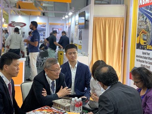 九游体育(中国)官方网站绿闪耀印度工程机械展