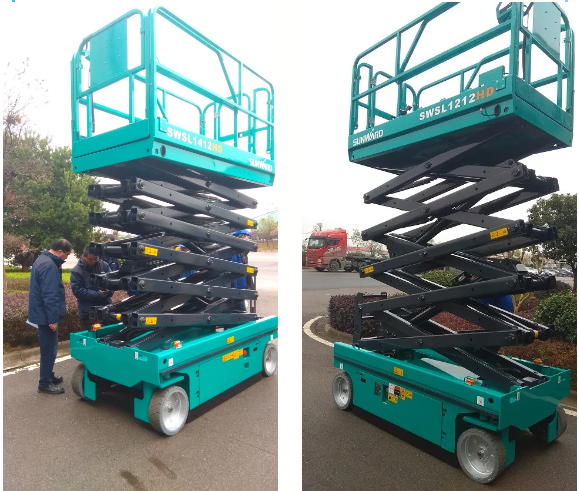 东莞客人考察九游体育(中国)官方网站智能高空作业设备