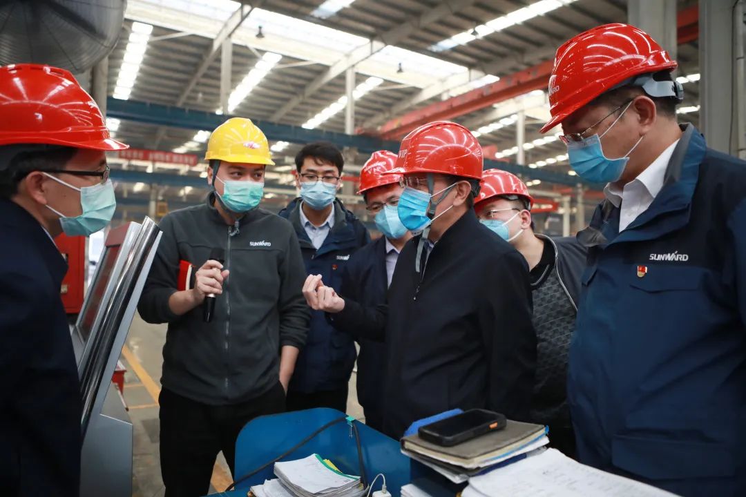 宁夏工信厅副厅长张伟一行调研九游体育(中国)官方网站智能