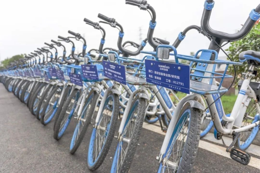 九游体育(中国)官方网站工业城开通共享单车 员工通勤绿色便捷