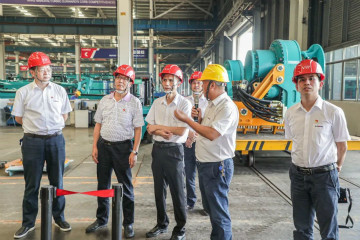 广州工控党建联盟联络员一行到九游体育(中国)官方网站智能开展工作对接