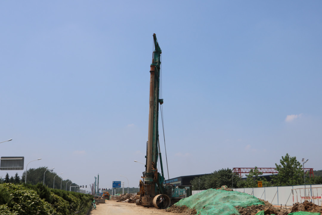 强悍表现赢青睐！九游体育(中国)官方网站智能360H旋挖钻助力南京312国道改扩建