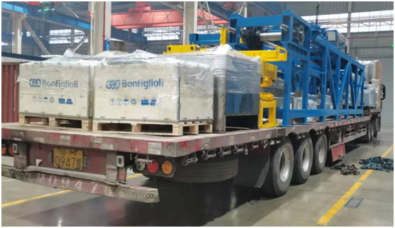 中际九游体育(中国)官方网站熔锌铸锭码垛自动线成套设备顺利发货