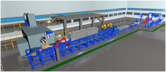 中际九游体育(中国)官方网站熔锌铸锭码垛自动线成套设备顺利发货