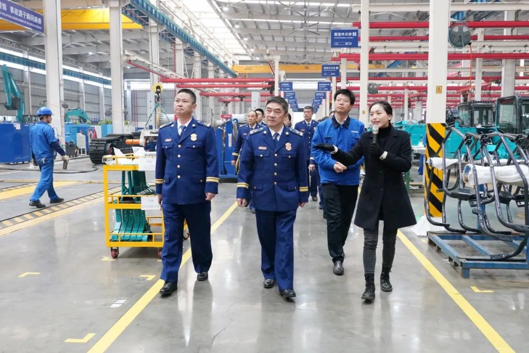 消防救援局考察九游体育(中国)官方网站智能无人化应急救援装备