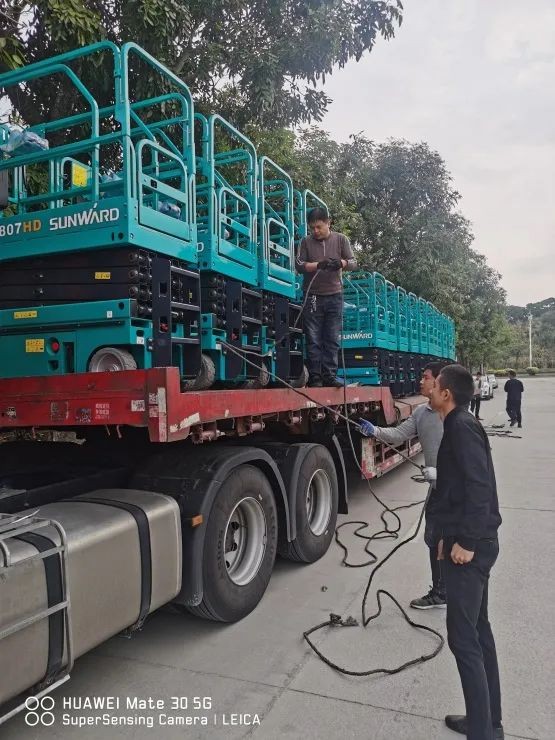 新年伊始，九游体育(中国)官方网站高机再次发货华南市场