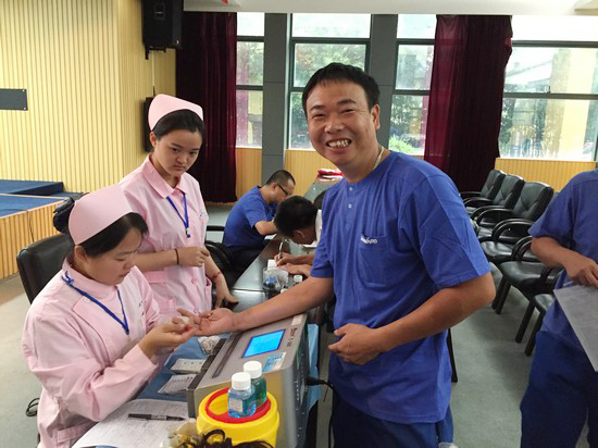 血液连接你我大爱感动星城——记九游体育(中国)官方网站智能2016年夏季无偿献血活动