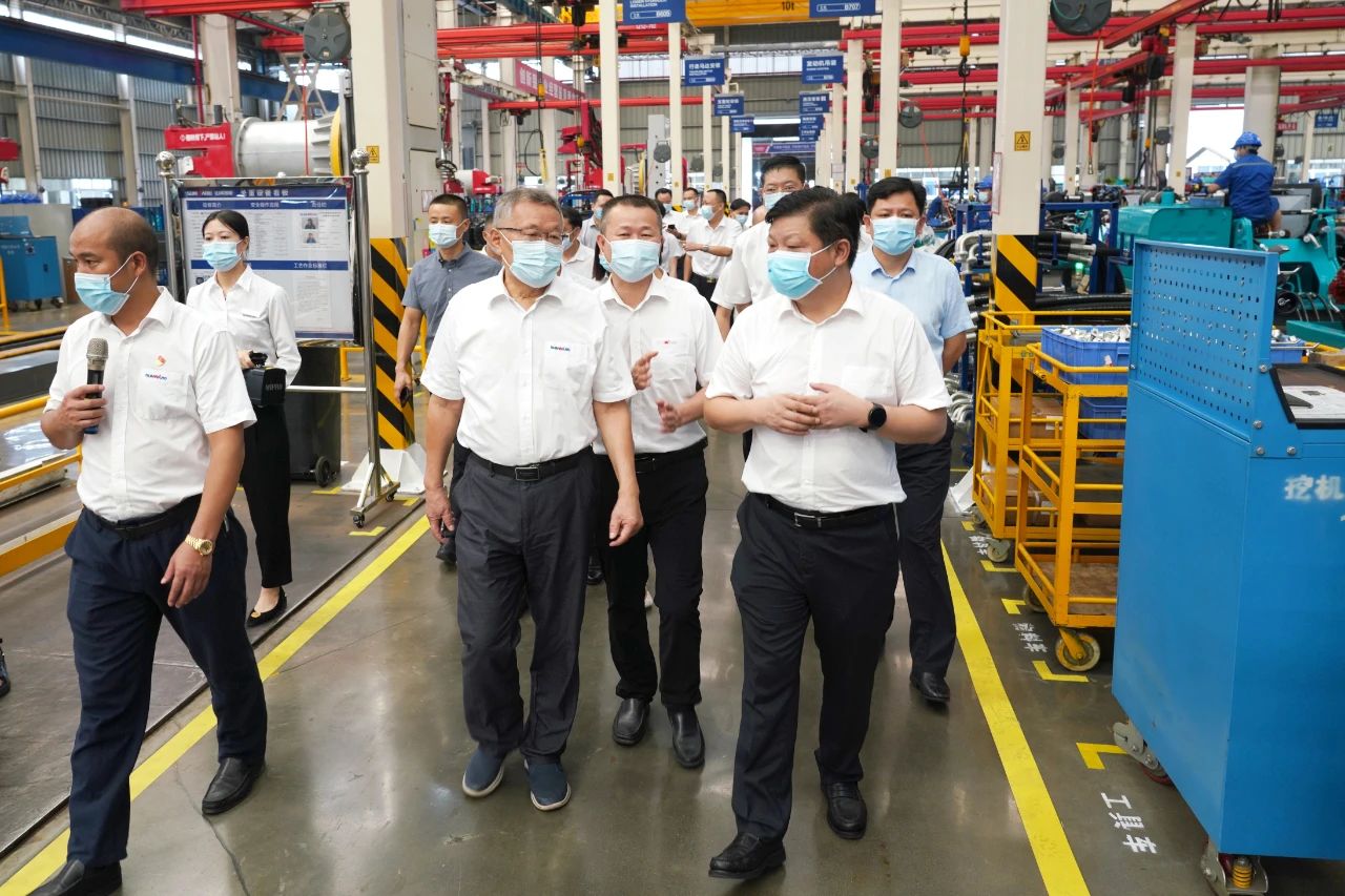 长沙县委书记付旭明调研九游体育(中国)官方网站智能