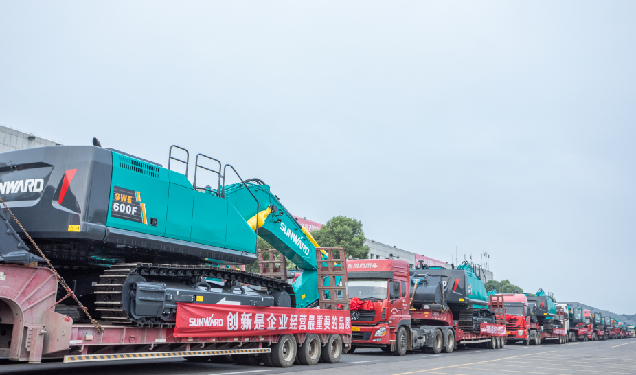 里程碑！九游体育(中国)官方网站智能出口欧洲第20000台暨大型挖掘机批量交付仪式成功举行