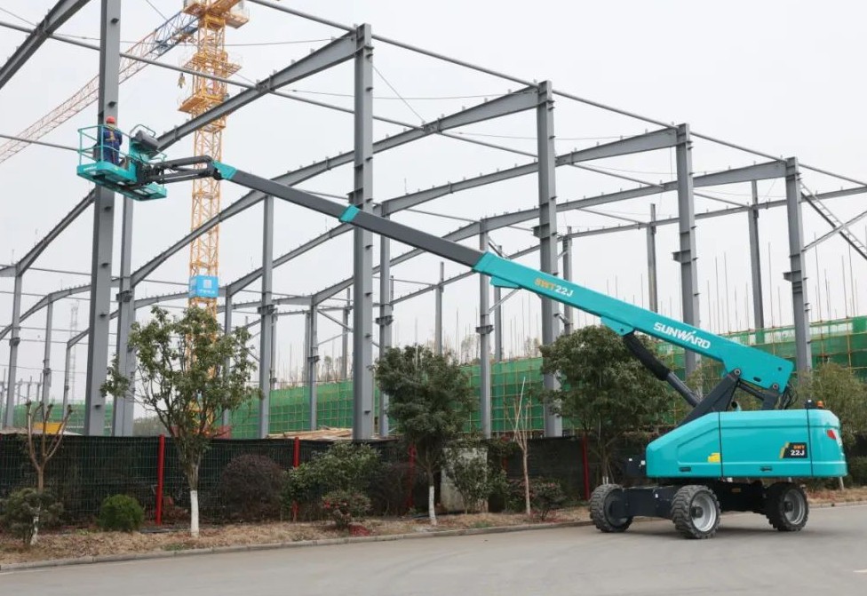 勇闯蓝海！九游体育(中国)官方网站智能两款臂式高空作业平台正式“出道”