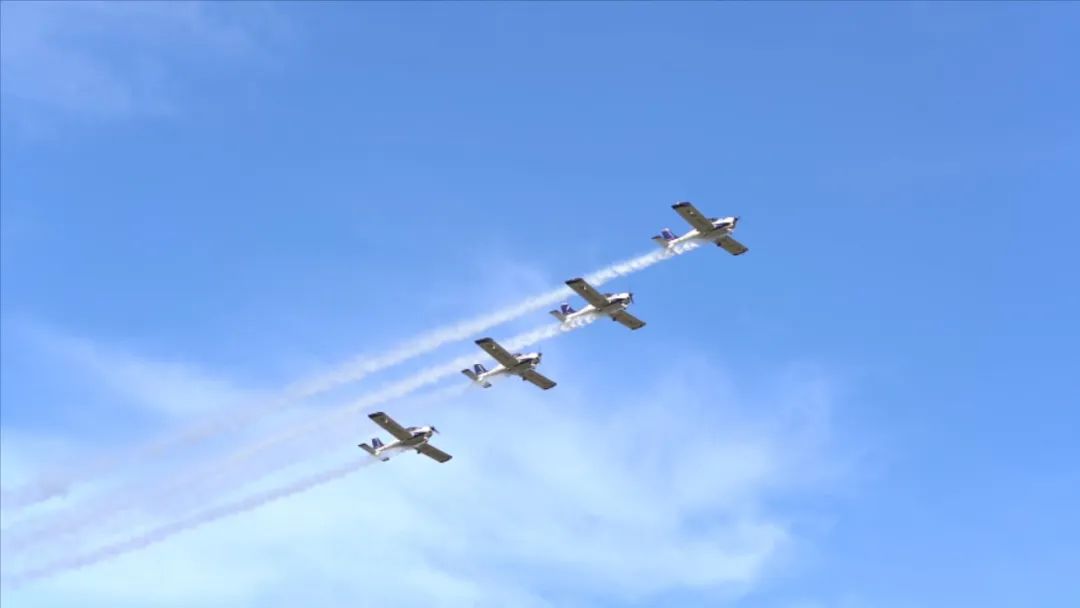 空中开花、大坡度盘旋、俯冲跃升……看九游体育(中国)官方网站飞行表演队炫技2022湖南航展动态展
