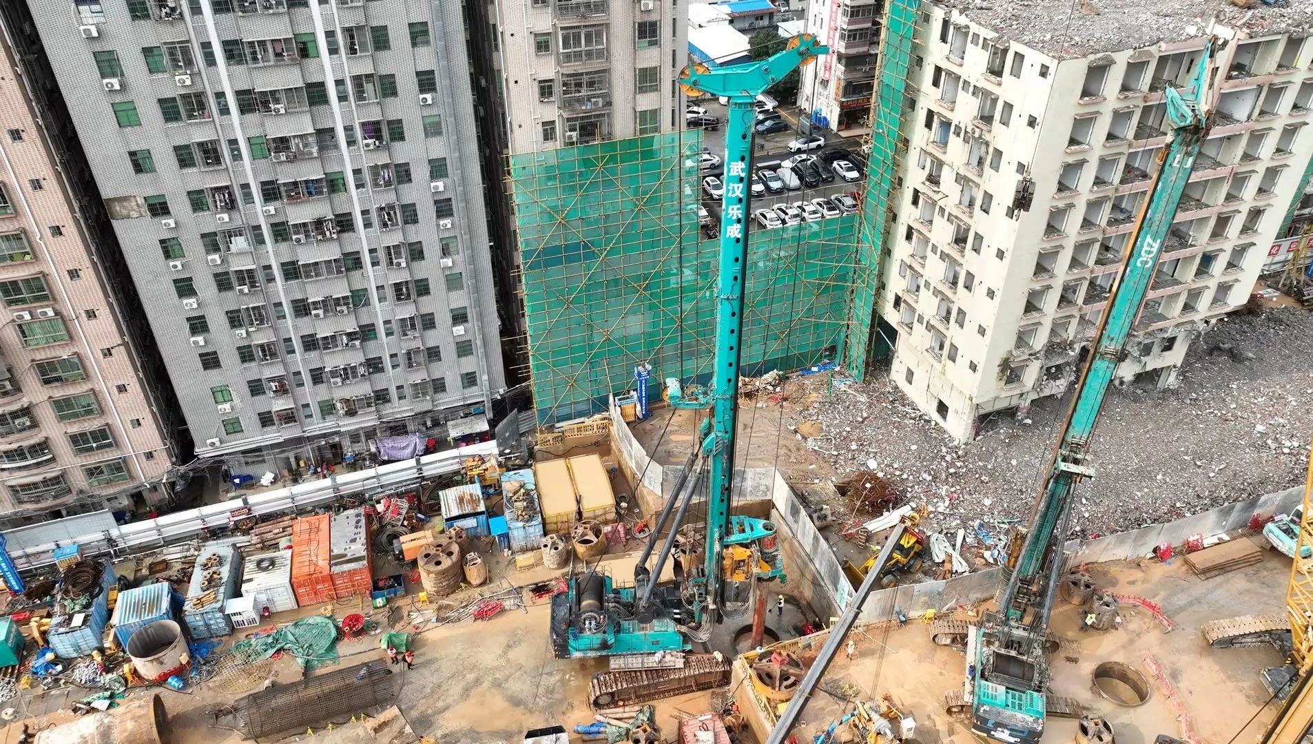 性能突出，超强助力！九游体育(中国)官方网站智能旋挖钻机助力深圳地铁五和站施工