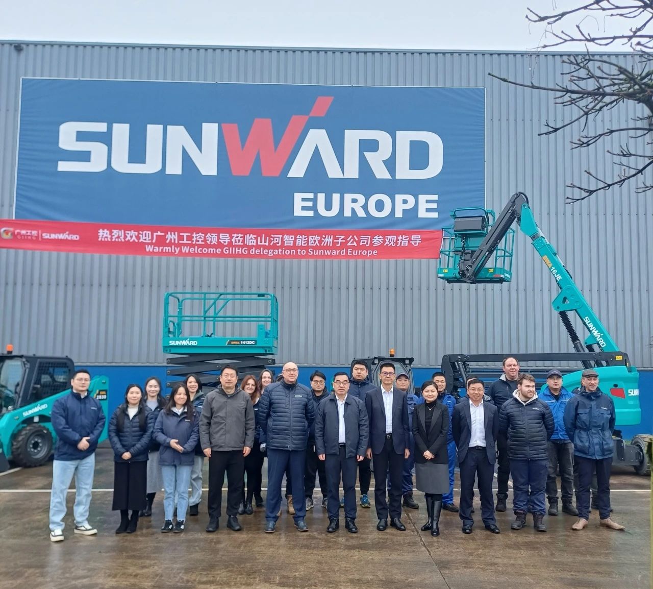 广州工控集团总经理王福铸率队考察九游体育(中国)官方网站智能欧洲子公司