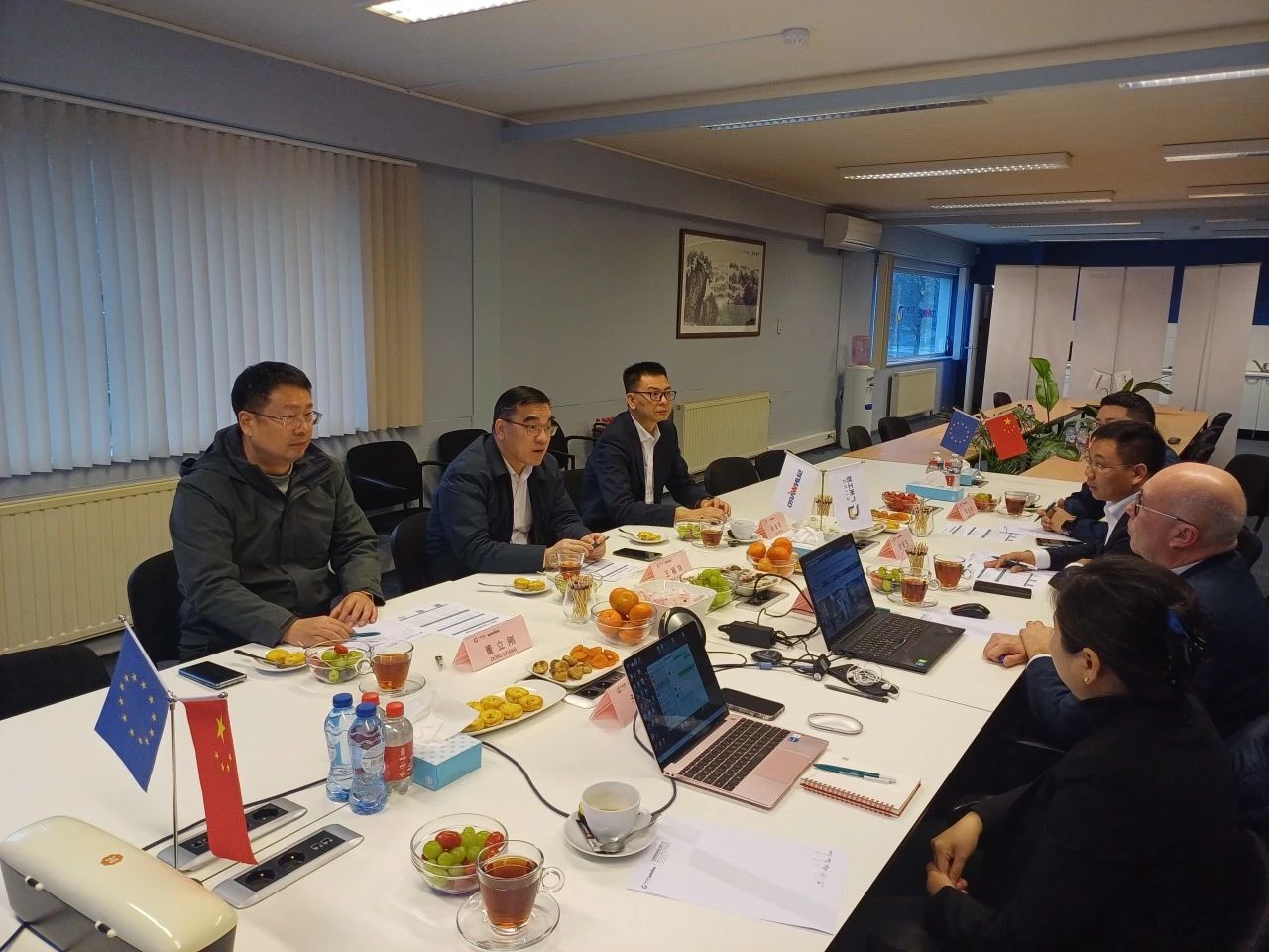 广州工控集团总经理王福铸率队考察九游体育(中国)官方网站智能欧洲子公司