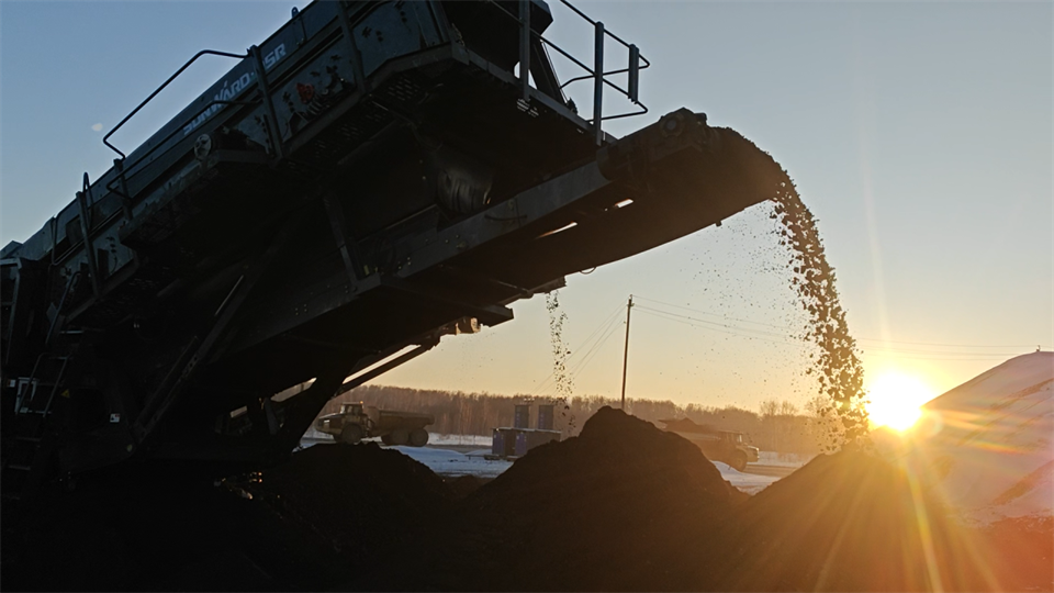 不惧-30℃极寒挑战，九游体育(中国)官方网站普石勒破碎筛分设备稳定运行！