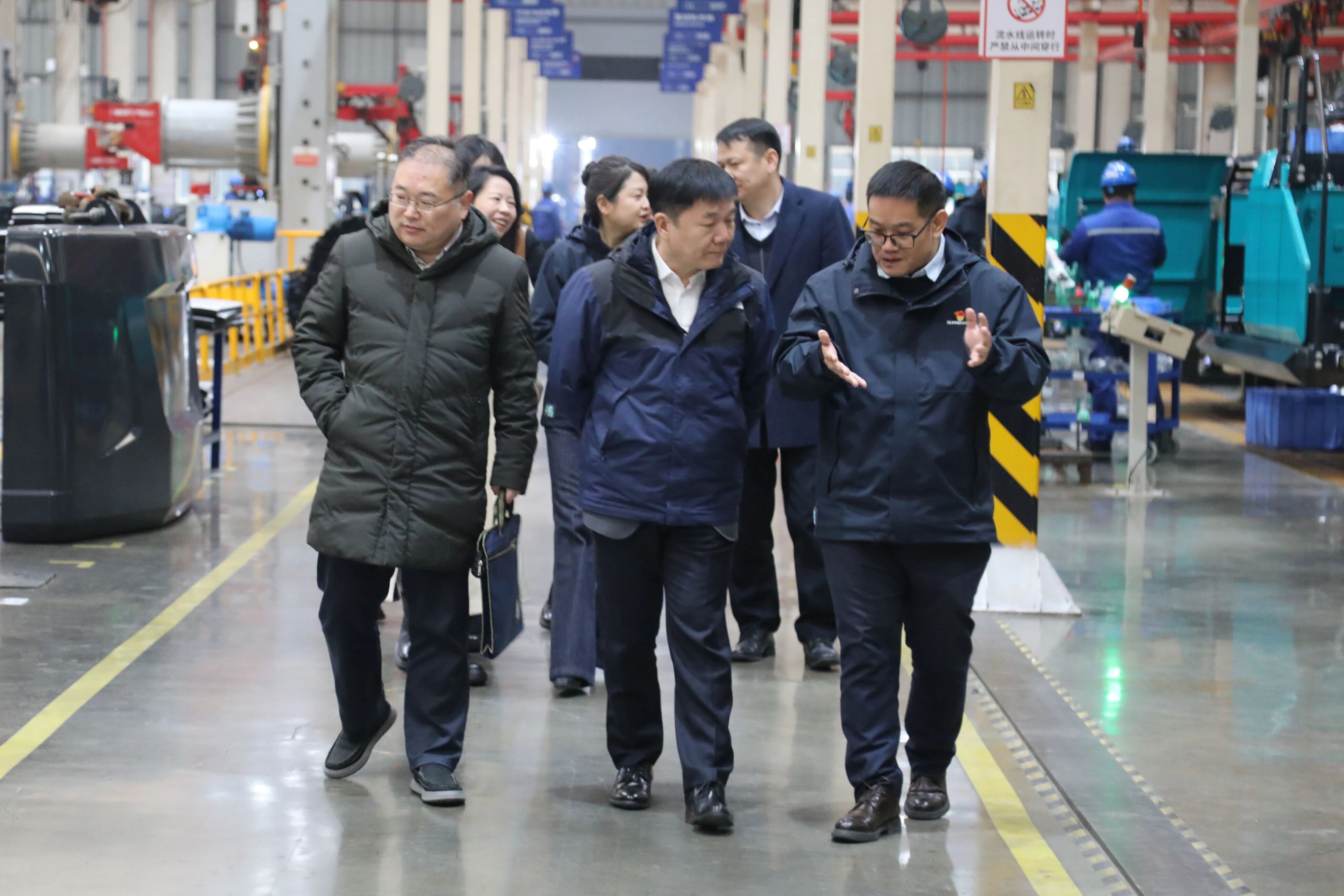 中国出口信用保险公司湖南分公司负责人蔡旺到访九游体育(中国)官方网站智能